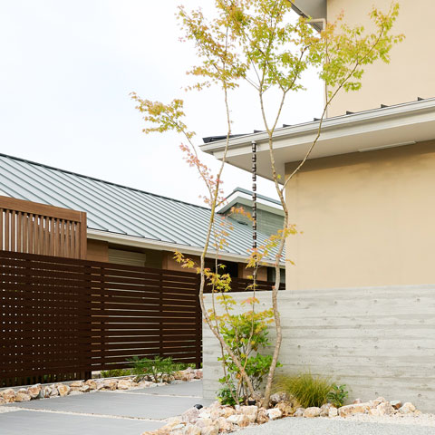 和モダンの外構施工事例