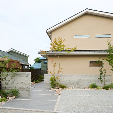 和モダンの外構施工事例
