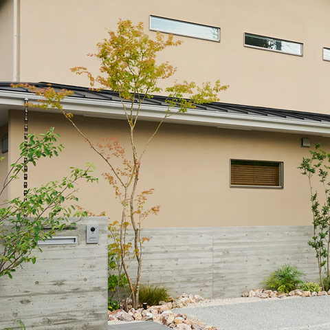 和モダンの外構施工事例