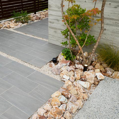 和モダンの外構施工事例