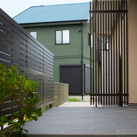 和モダンの外構施工事例