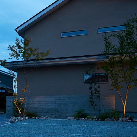 和モダンの外構施工事例