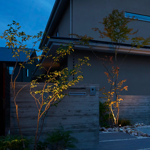 和モダンの外構施工事例