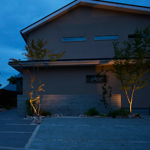 和モダンの外構施工事例