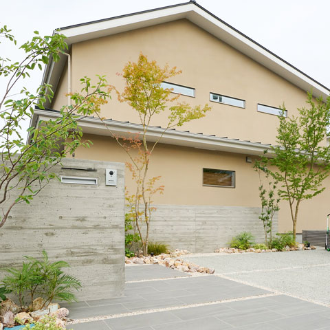 和モダンの外構施工事例