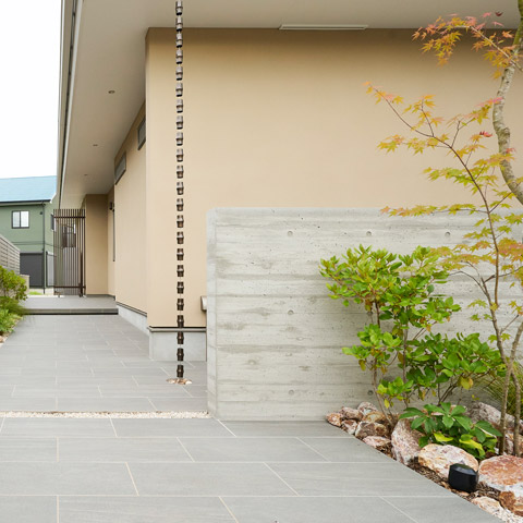 和モダンの外構施工事例