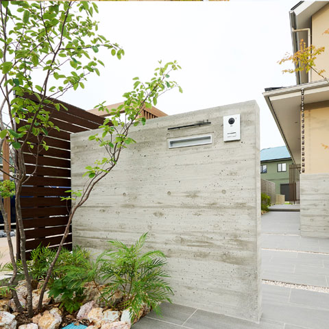 和モダンの外構施工事例