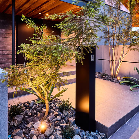 モダンリゾートの外構施工事例