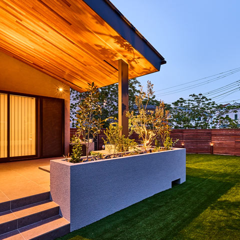 モダンリゾートの外構施工事例