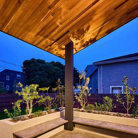 モダンリゾートの外構施工事例