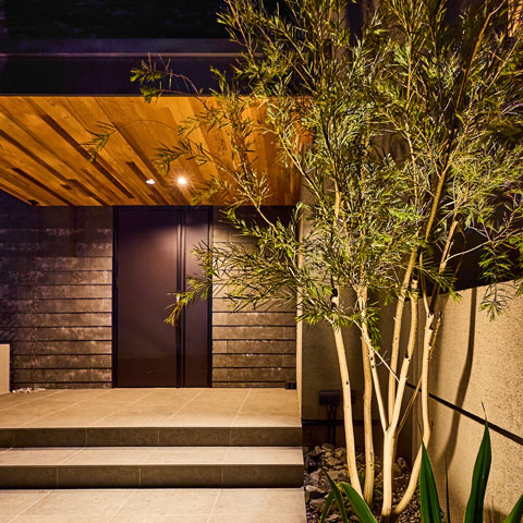 モダンリゾートの外構施工事例