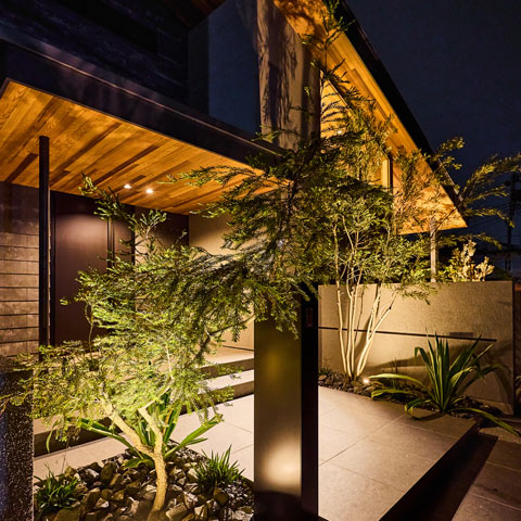 モダンリゾートの外構施工事例