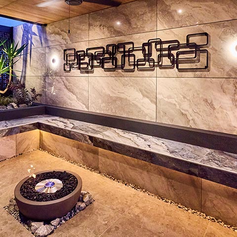 ラグジュアリーモダンの外構施工事例