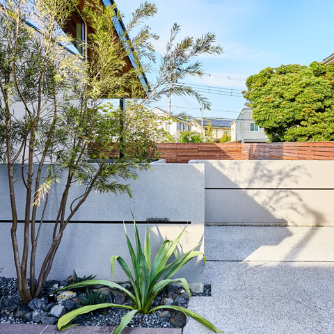 モダンリゾートの外構施工事例