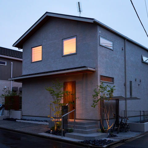 ナチュラルモダンの外構施工事例