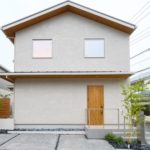 ナチュラルモダンの外構施工事例