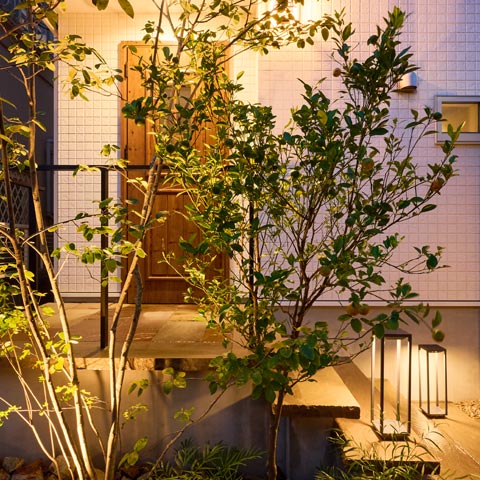 ナチュラルモダンの外構施工事例