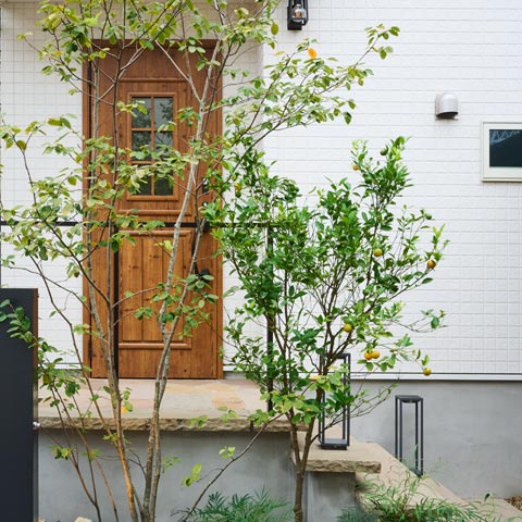 ナチュラルモダンの外構施工事例