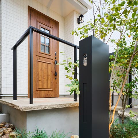 ナチュラルモダンの外構施工事例