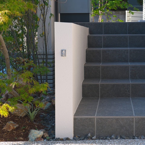 ナチュラルモダンの外構施工事例