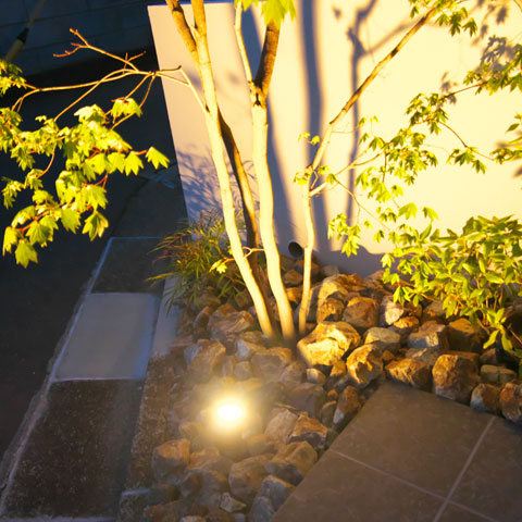 ナチュラルモダンの外構施工事例