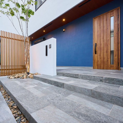 シンプルモダンの外構施工事例