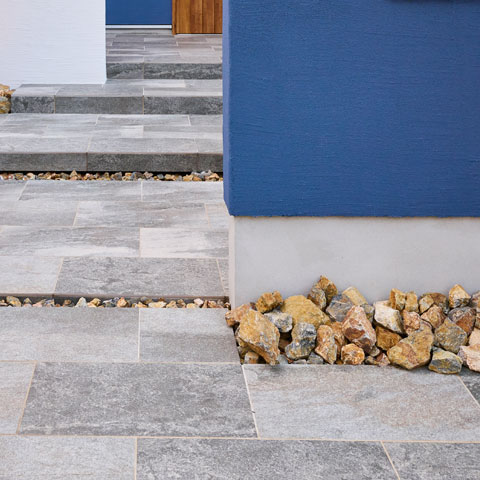 シンプルモダンの外構施工事例