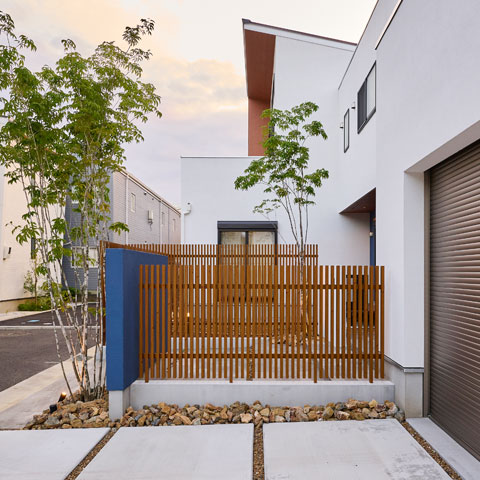 シンプルモダンの外構施工事例