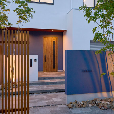 シンプルモダンの外構施工事例