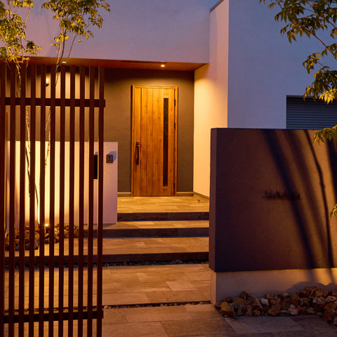 シンプルモダンの外構施工事例