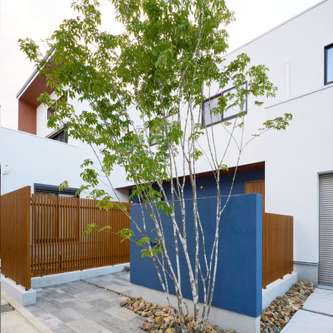 シンプルモダンの外構施工事例