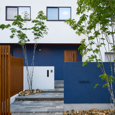 シンプルモダンの外構施工事例