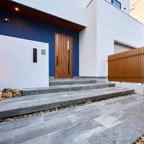 シンプルモダンの外構施工事例