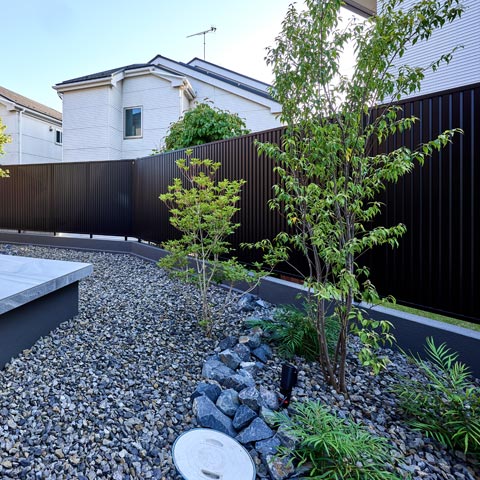 シンプルモダンの外構施工事例