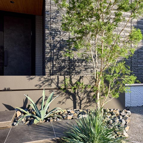 シンプルモダンの外構施工事例