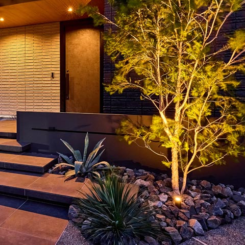 シンプルモダンの外構施工事例