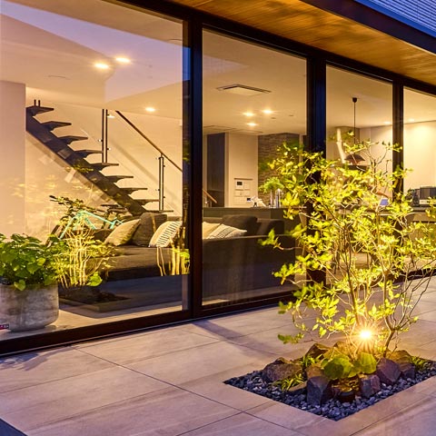 シンプルモダンの外構施工事例