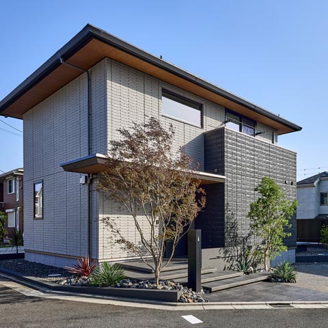 シンプルモダンの外構施工事例