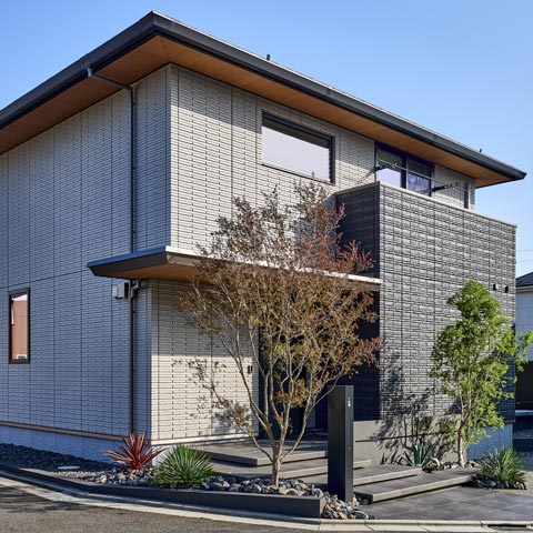 シンプルモダンの外構施工事例