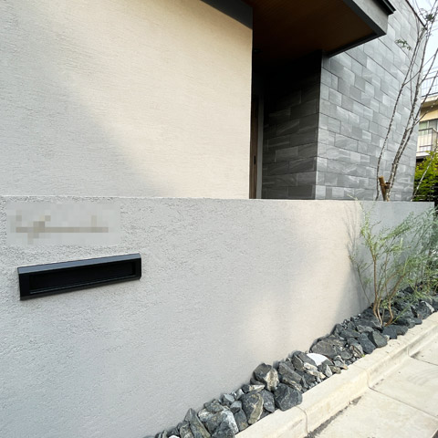 シンプルモダンの外構施工事例