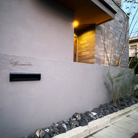 シンプルモダンの外構施工事例