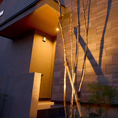 シンプルモダンの外構施工事例