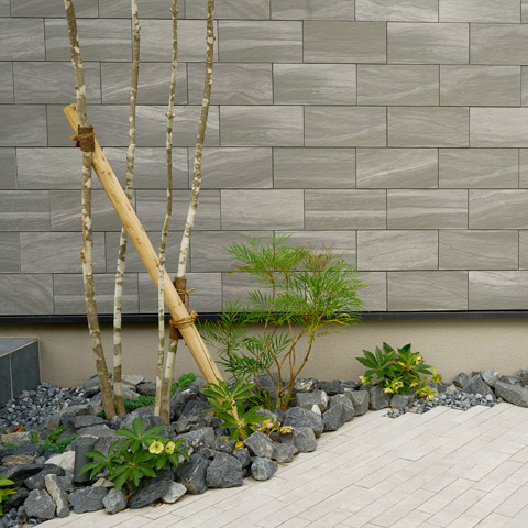 シンプルモダンの外構施工事例