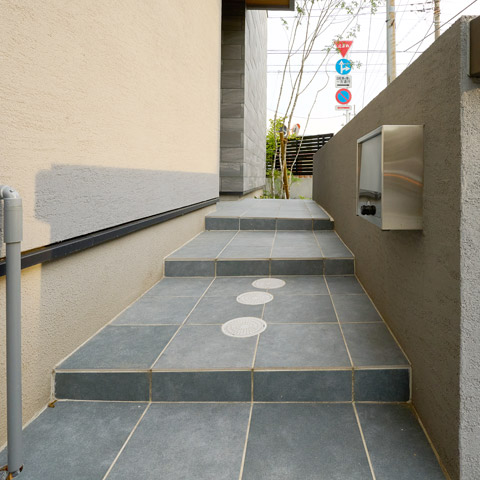 シンプルモダンの外構施工事例