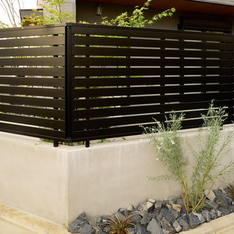 シンプルモダンの外構施工事例