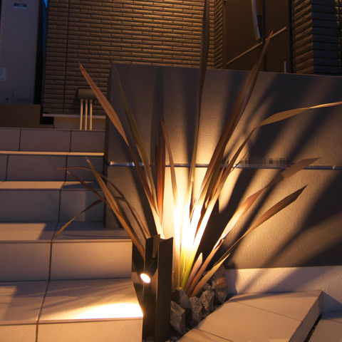 シンプルモダンの外構施工事例