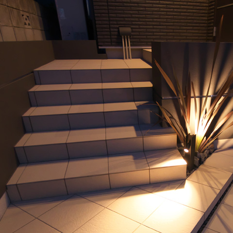 シンプルモダンの外構施工事例