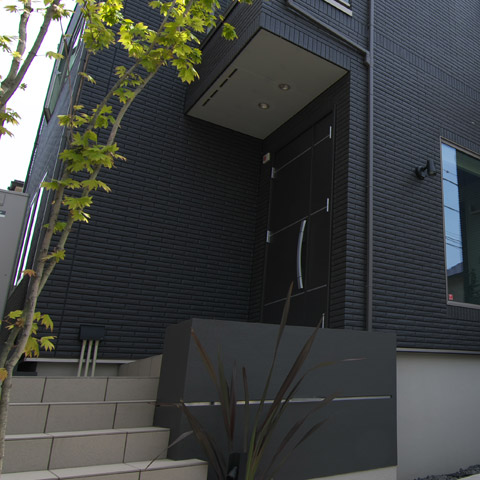 シンプルモダンの外構施工事例