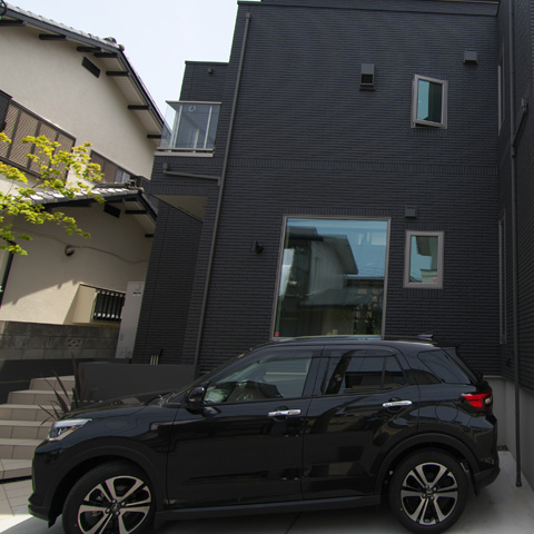 シンプルモダンの外構施工事例